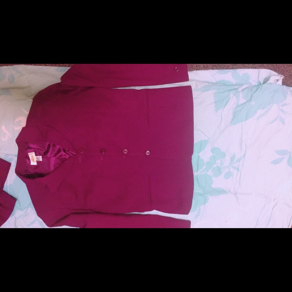 2 piece coat and inner shirt